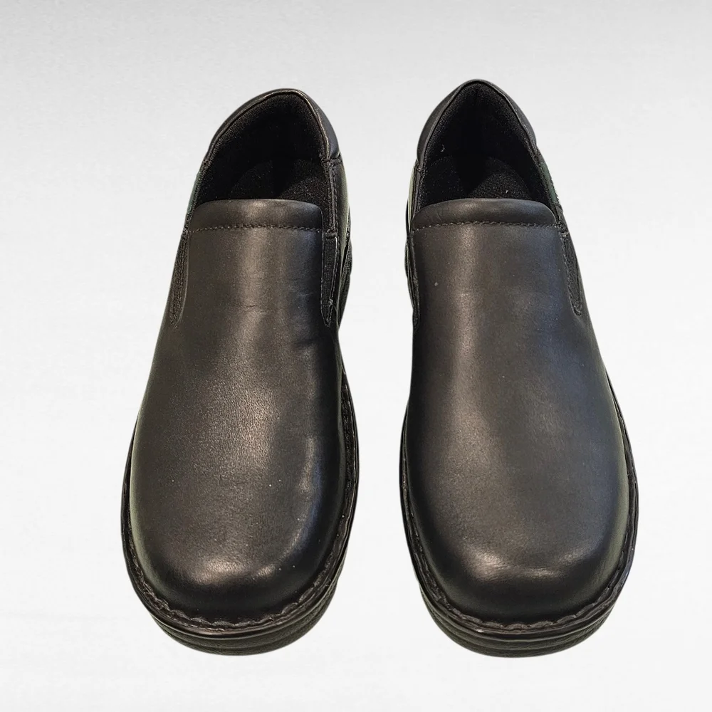 Eastland Newport Black Leather Slip On Loafers Size 10W